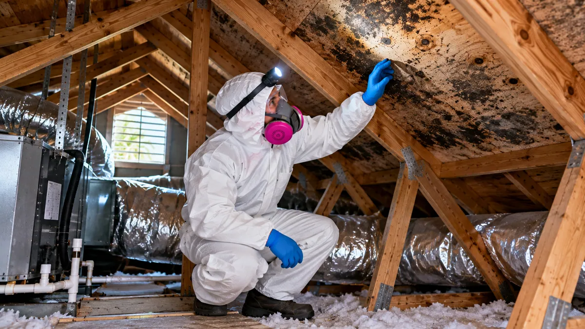 Attic Mold Removal in Jupiter
