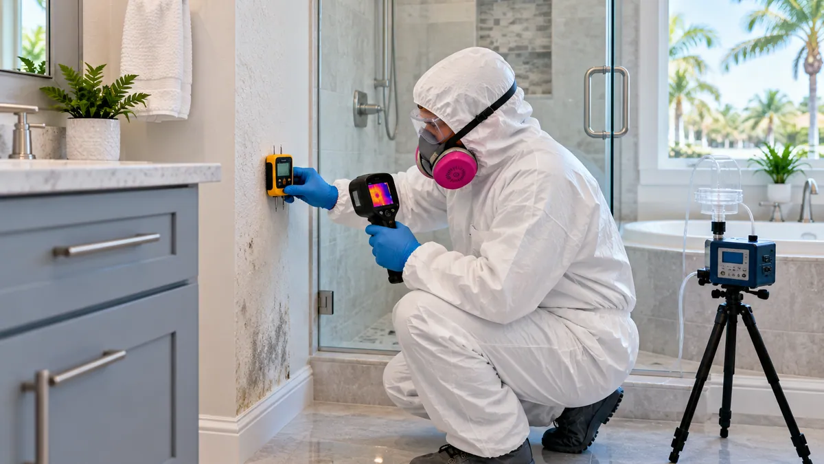 Mold Inspection and Testing in Jupiter